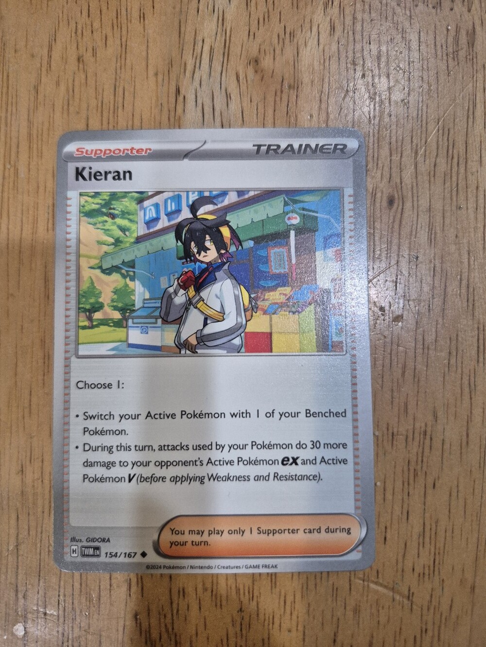 QTY 7 Pokémon TCG Trainer Supporter Card Kieran